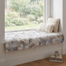 (LIGHT GREY- TYE DYE, 80X150 CM) Extra Large Rugs Fluffy Shaggy Living Room Rug