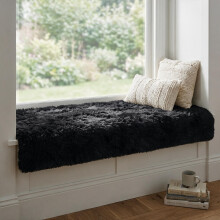 (BLACK, 80X150 CM) Extra Large Rugs Fluffy Shaggy Living Room Rug