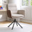 Living And Home Modern Office Chair Accent Chair with Metal Base 2