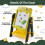 Living And Home Double-Sided Magnetic Drawing Board Easel for Kids 4