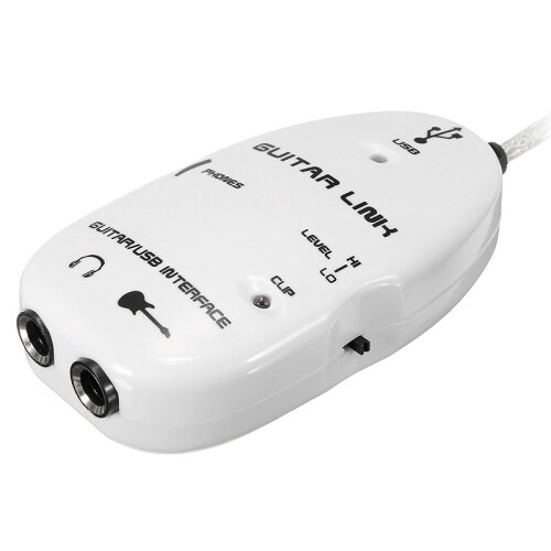 6,3 mm Jack Till USB Guitar Link Kabel Adapter Gitarr Till PC Inspelning Uppspelning Gitarr Effekter Kabel USB Gitarr Adapter 2