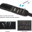 (Blue)Magnetic Wristband With Magnetic Snaps And Adjustable Strap For Home Tool Management 8