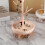 Branch Jewelry Rack with Rotatable Base and Storage Box Tree Tower Rack Hanging Organizer, 2