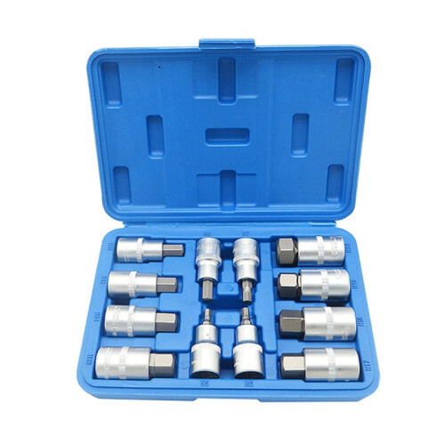 12-Piece Hexagon Screwdriver Sleeve Set Hexagon Screwdriver Screwdriver with Plastic Storage Box 1