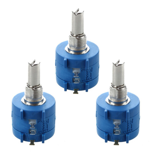 3X 3590S-2-103L 10K Ohm 10-Turn Rotary Wire Wound Precision Potentiometer 1