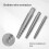 10Pcs Set Screw Extractor Broken Wire Extractor is Used to Remove Fallen Screws and Broken Bolt Hardware Tools. 6