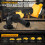 Cordless Oscillating Multi Tool for Dewalt 18V 20V Battery, 6 Variable Speed Brushless-Motor Tool 7