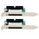 2X 40-Pin Cf Compact Flash Card to 3.5 Ide Converter Adapter Pci Bracket Back Panel 1