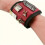 (Blue)Magnetic Wristband With Magnetic Snaps And Adjustable Strap For Home Tool Management 7
