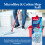 Vileda Vileda Mop Refill Pack of 2 Microfiber Cotton Mop Heads 6