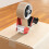 Tape Dispenser with Handle, 7.5 cm Core, Ergonomic, Heavy Duty Packing, Black Red 7