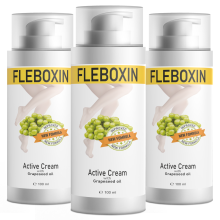 Κρέμα Fleboxin - 300ml (3x100ml) - με Βούτυρο Σέα & Υαλουρονικό