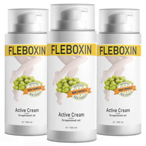 Κρέμα Fleboxin - 300ml (3x100ml) - με Βούτυρο Σέα & Υαλουρονικό