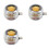 3X Portable  Speaker Universal Type-C Sound Box Type-C Plug in Mobile Phone Amplifier External Wired Home Clear 1