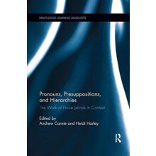 Pronouns Presuppositions and Hierarchies Paperback Book