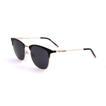 Óculos de Sol Hugo HG 1208/S 52/20/145 Preto fosco dourado Aço inoxidável HOMENS HG 1208/S