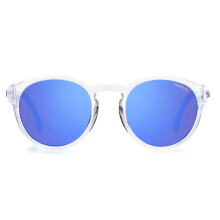 Round acetate sunglasses for men 8056S-Transparent
