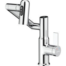Silver Stainless Steel Faucet 3-Speed Adjustable Water Tap Kitchen Sink Mixer