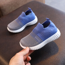 (Blau, CN25) Kinder Schuhe Weiche Atmungsaktive Mesh Kinder Frühling Turnschuhe Herbst Jungen Mädchen Casual Sport Schuhe Schule Kleinkind Slip