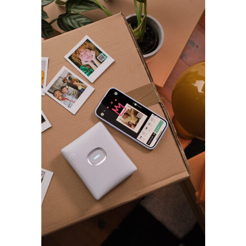Fujifilm Fujifilm Instax Square Link Smartphone Photo Printer, Ash White 2