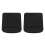 2X Rectangle Wrist Support Cloth + EVA Mouse Pad Mice Mat for Compute Black 210x230x20mm 1