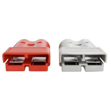 10PCS for Anderson Style Plug Connector 120A with for Anderson Handle Forklift Battery Charging Quick Connectors Kit Gray