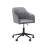 Beliani Desk Chair VENICE Velvet Grey 1