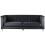 Beliani Sofa 3 Seater ARVIKA Velvet Black 1