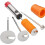 Stainless Steel Vegetable Fruit Corer Spiralizer with 4 Interchangeable Blades and Anti-Slip Handle 3