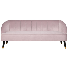 Sofa 3 Seater ALSVAG Velvet Pink