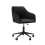 Beliani Desk Chair VENICE Velvet Black 1