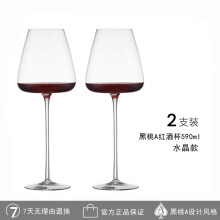 (2pcs 590ml) 720 ml handgefertigtes Kristall-Rotweinglas, großer konkaver Boden, burgunderroter Bordeaux-Kelch, großer Bauch-Probierbecher für