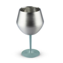 (Silver) Kreativer abnehmbarer Edelstahl-Rotweinbecher, isoliert, tropfenfest, Champagnerbecher, langlebig, Farbverlauf, thermisch, C