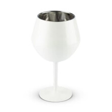 (White) Kreativer abnehmbarer Edelstahl-Rotweinbecher, isoliert, tropfenfest, Champagnerbecher, langlebig, Farbverlauf, thermisch, C