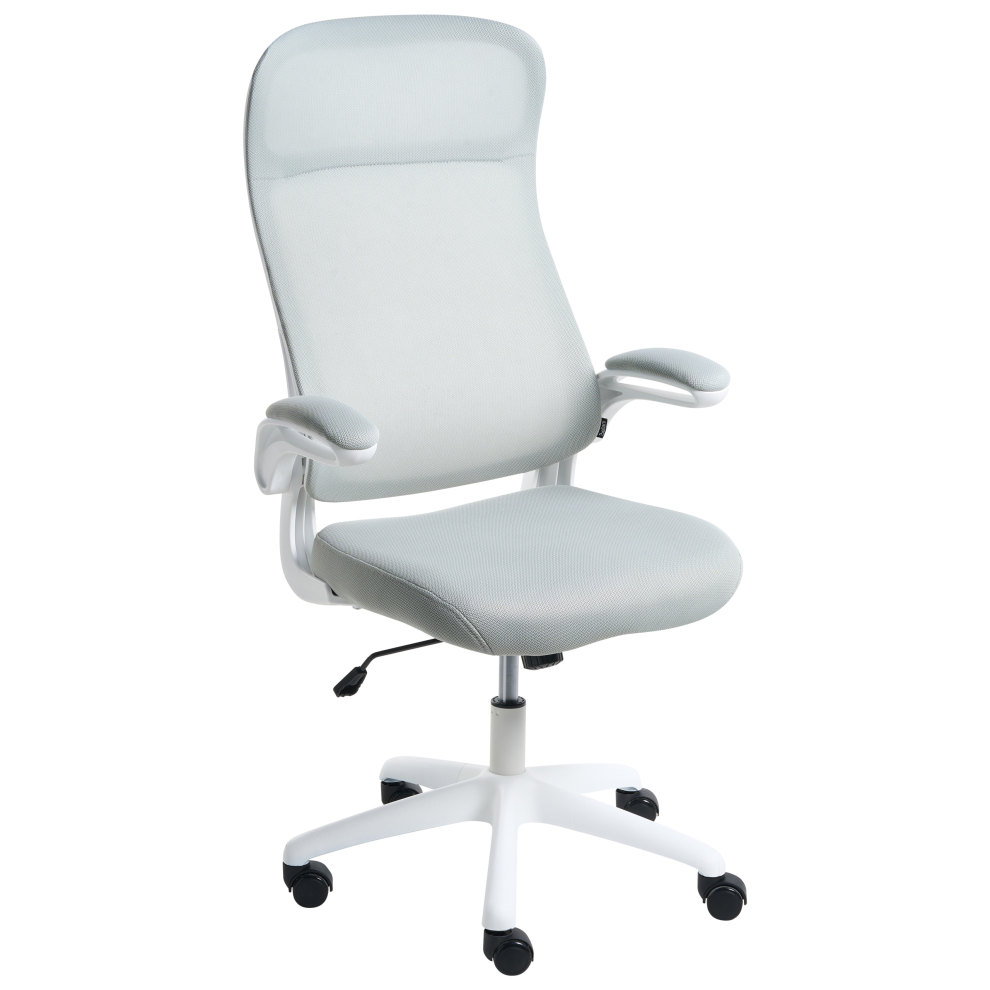 Beliani Office Chair Nexel Fabric Light Grey