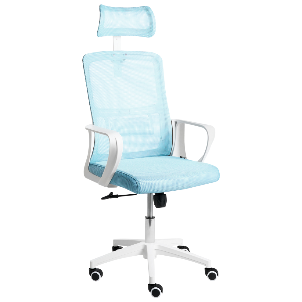 Beliani Office Chair Monarch Light Blue