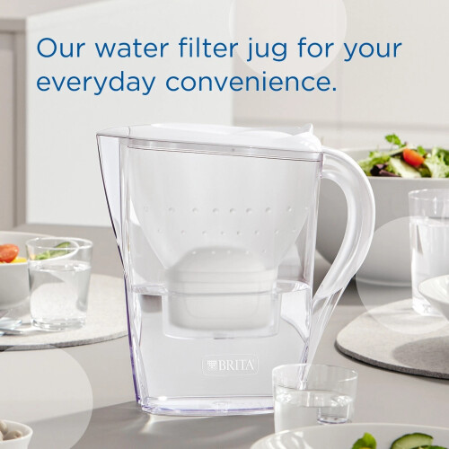 BRITA BRITA Marella Water Filter Jug White 2.4L with MAXTRA PRO  12 Pack 2