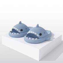 (blue, 180(Inner 18cm)) Kinder Hausschuhe Cartoon Hai Sandalen Sommer Jungen Mädchen Baby Kinder Schuhe Weiche Sohle Anti-Rutsch