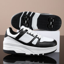 (Black, 40) Allrad-Rollenschuhe, Jungen- und Mädchen-Wanderschuhe, lässige Outdoor-Sportschuhe zum Rutschen und Schrumpfen von Schülern,