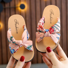 (8812Pink, 24-25) 2026 sommer Kinder Mädchen Hausschuhe Weiche Sohle Nicht-slip Böhmischen Kleinkind Prinzessin Rutsche Sandalen Sommer Strand Baby