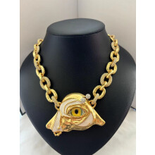 (necklace) Halskette, Ohrringe, Broschen, Armbänder mit übertriebenem Augenanhänger