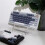 Keyboard Display Stand Transparent Acrylic Keyboard Stand for Computer Keyboard Holder Layer Rack Keyboard Tray 2