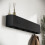 Wall-Mounted Coat Rack - Modern Design Coat Rack with Hidden Wall Hooks - Solid Wood Veneer Panel Coat Hanger 5