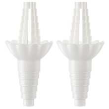 Kit Universale per Lo Svuotamento di Bottiglie, Confezione da 2, Connettore per il Trasferimento di Liquidi per Sapone, Shampoo, Lozione e Altro