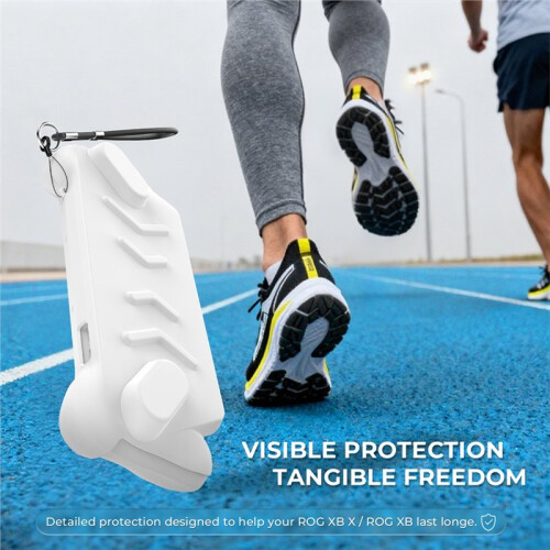For    Ally X Full Protective Case Cover TPU Case with Detachable Front Shell Case Frosted Handheld White