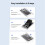 ORICO External Hard Drive Enclosure MSATA to Type-C SSD Enclosure Case USB 3.2 Gen1 Type-C 5Gbps for MSATA SSD 8