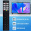 Replace ERF2V36H Remote Control for  UHD 4K  TV Remote Control 5