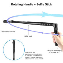 Rotary Handle Desktop Tripod Stand for X5 X4 Air X3/ 360 Camera Bundle 1.2m Selfie Stick