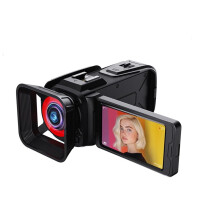 4K Video Camera Camcorder, 64MP 18X Digital Zoom WiFi Camera Built-in Rechargeable 2500mAh Battery