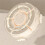 Round, Rotatable, Six-Compartment Refrigerator Storage Box, Picnic Fruit Storage Box, Kitchen Condiment Storage Box 2